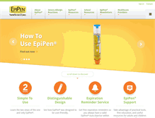Tablet Screenshot of epipen.ca
